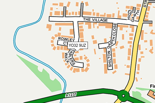 YO32 9UZ map - OS OpenMap – Local (Ordnance Survey)