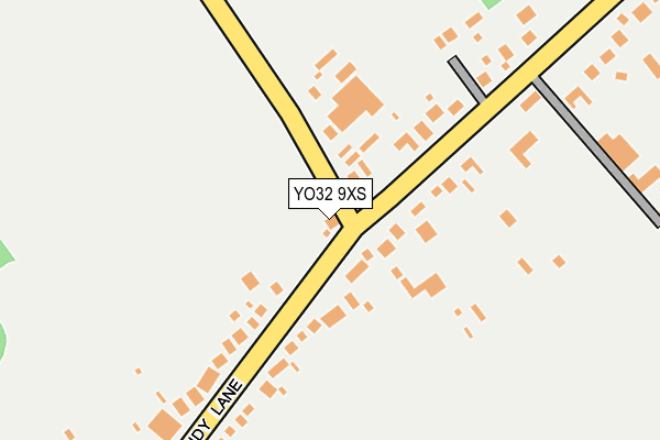 YO32 9XS map - OS OpenMap – Local (Ordnance Survey)