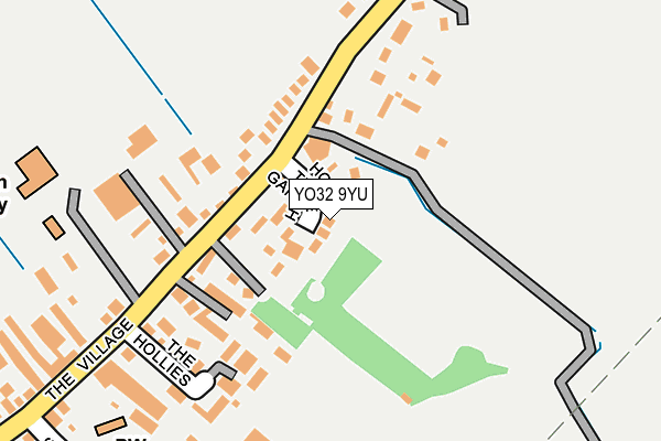 YO32 9YU map - OS OpenMap – Local (Ordnance Survey)