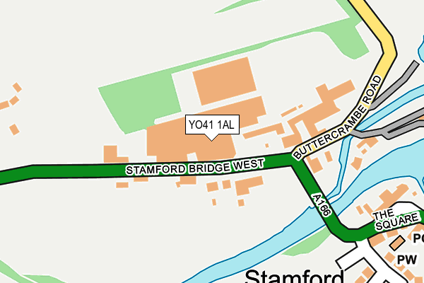 YO41 1AL map - OS OpenMap – Local (Ordnance Survey)