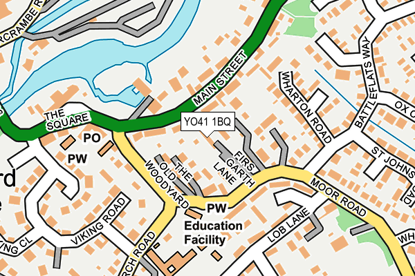 YO41 1BQ map - OS OpenMap – Local (Ordnance Survey)