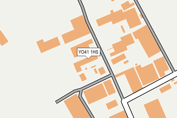 YO41 1HS map - OS OpenMap – Local (Ordnance Survey)