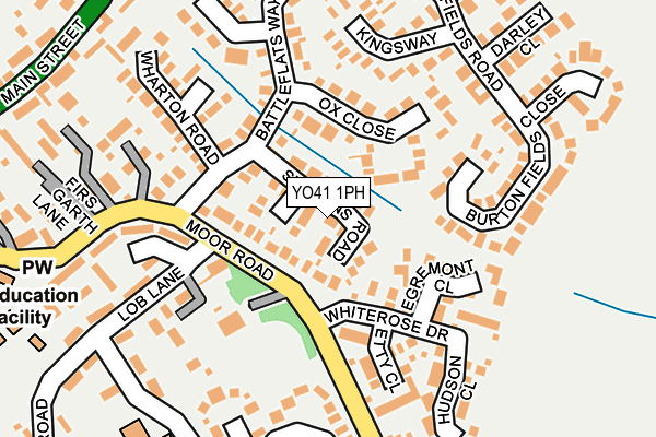 YO41 1PH map - OS OpenMap – Local (Ordnance Survey)