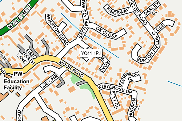 YO41 1PJ map - OS OpenMap – Local (Ordnance Survey)