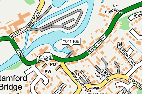 YO41 1QE map - OS OpenMap – Local (Ordnance Survey)
