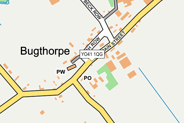 YO41 1QG map - OS OpenMap – Local (Ordnance Survey)