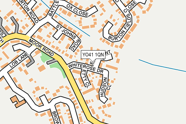 YO41 1QN map - OS OpenMap – Local (Ordnance Survey)