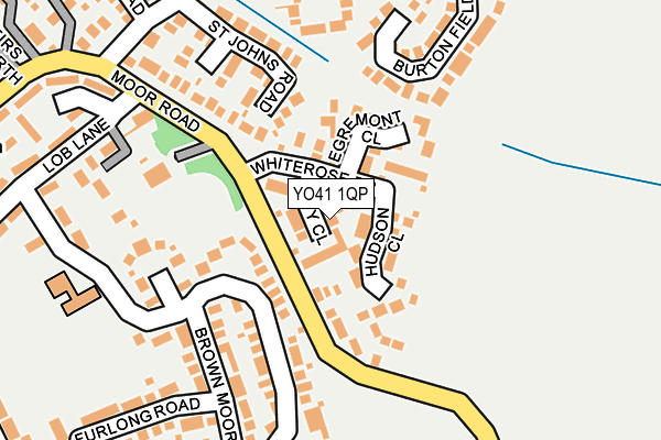 YO41 1QP map - OS OpenMap – Local (Ordnance Survey)