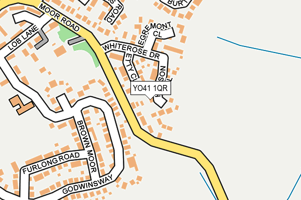 YO41 1QR map - OS OpenMap – Local (Ordnance Survey)