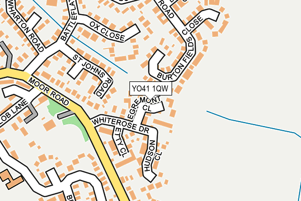 YO41 1QW map - OS OpenMap – Local (Ordnance Survey)
