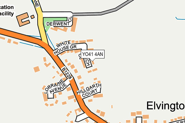 YO41 4AN map - OS OpenMap – Local (Ordnance Survey)