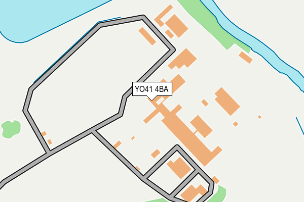YO41 4BA map - OS OpenMap – Local (Ordnance Survey)