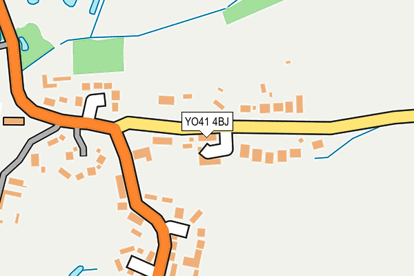 YO41 4BJ map - OS OpenMap – Local (Ordnance Survey)