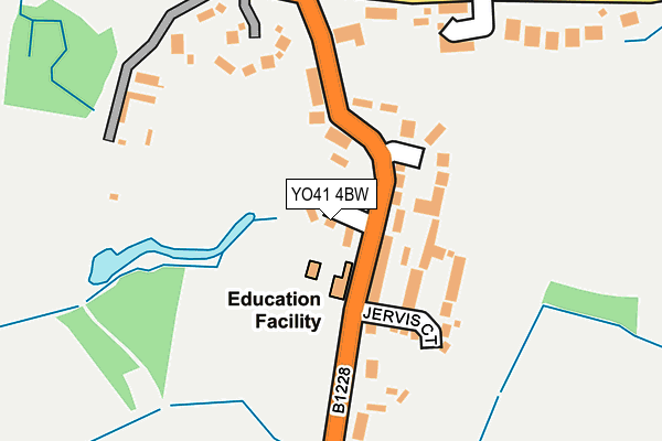 YO41 4BW map - OS OpenMap – Local (Ordnance Survey)