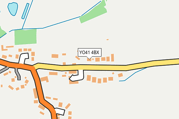 YO41 4BX map - OS OpenMap – Local (Ordnance Survey)