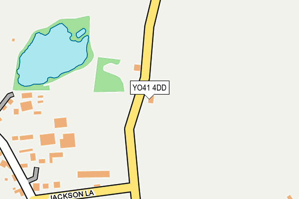 YO41 4DD map - OS OpenMap – Local (Ordnance Survey)