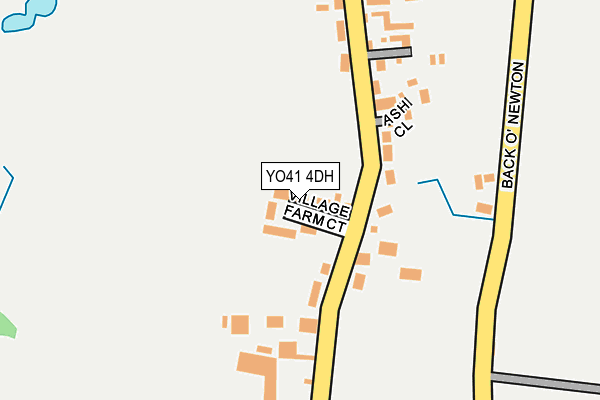 YO41 4DH map - OS OpenMap – Local (Ordnance Survey)