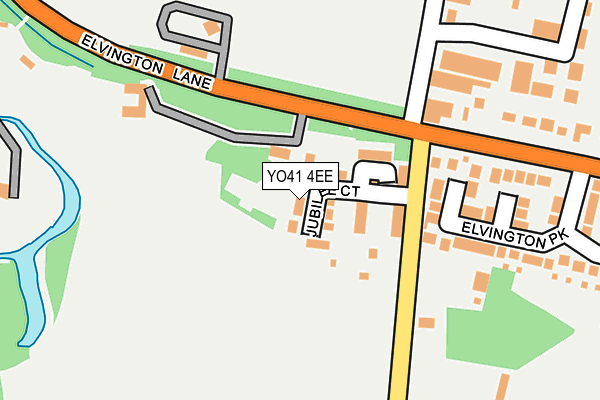 YO41 4EE map - OS OpenMap – Local (Ordnance Survey)
