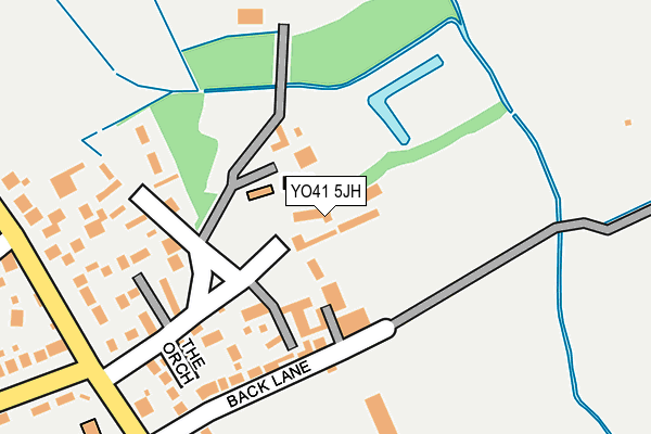 YO41 5JH map - OS OpenMap – Local (Ordnance Survey)