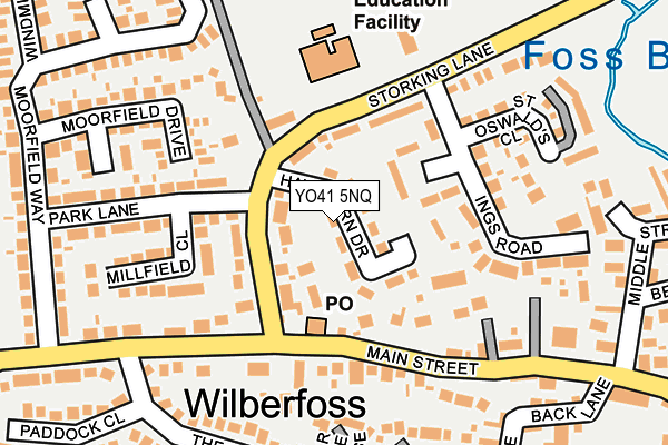 YO41 5NQ map - OS OpenMap – Local (Ordnance Survey)