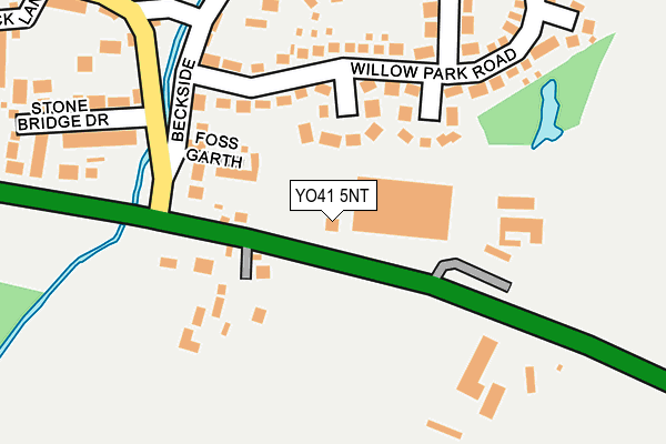 YO41 5NT map - OS OpenMap – Local (Ordnance Survey)