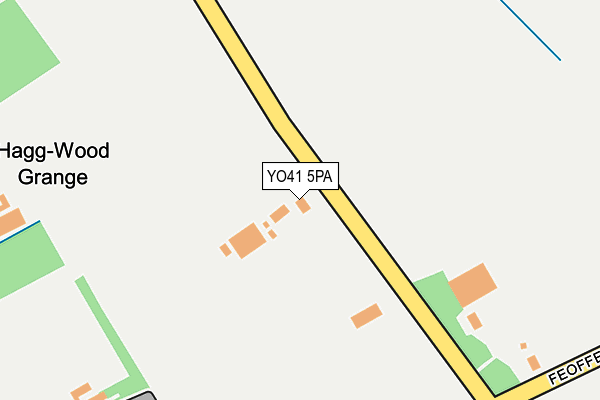 YO41 5PA map - OS OpenMap – Local (Ordnance Survey)