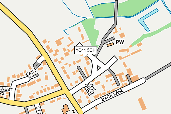 YO41 5QH map - OS OpenMap – Local (Ordnance Survey)