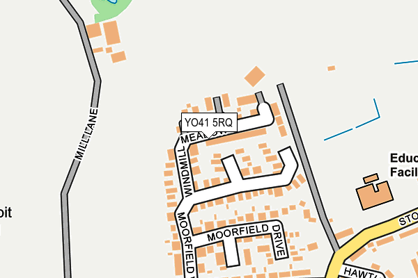 YO41 5RQ map - OS OpenMap – Local (Ordnance Survey)