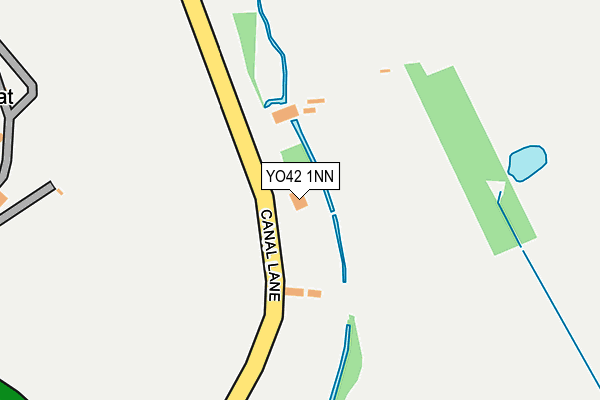 YO42 1NN map - OS OpenMap – Local (Ordnance Survey)