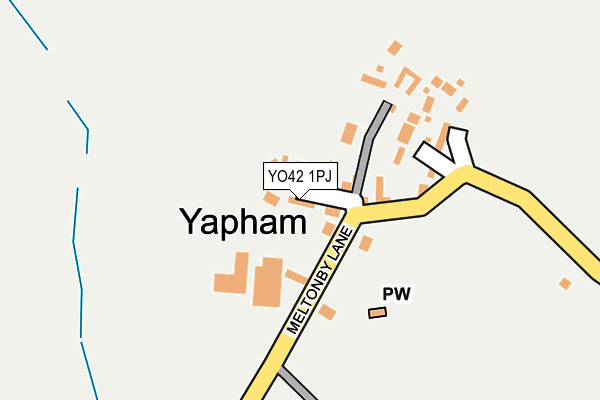 YO42 1PJ map - OS OpenMap – Local (Ordnance Survey)