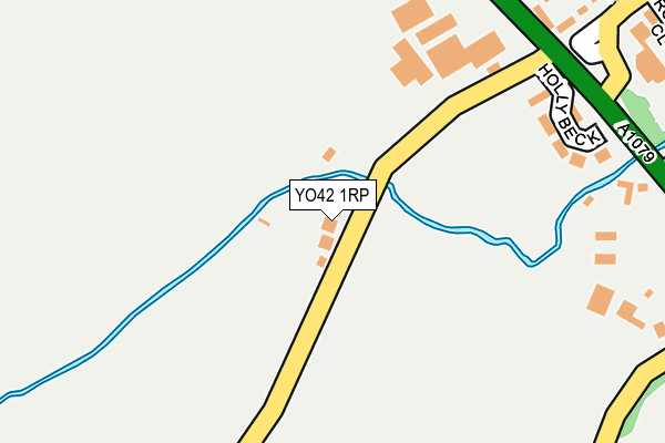 YO42 1RP map - OS OpenMap – Local (Ordnance Survey)