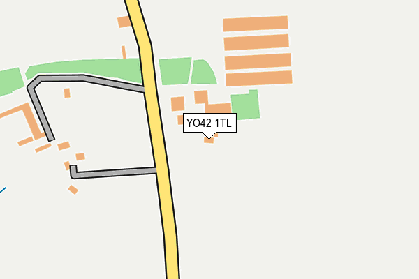 YO42 1TL map - OS OpenMap – Local (Ordnance Survey)
