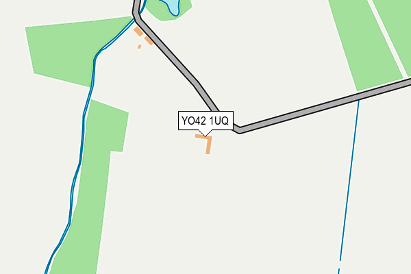 YO42 1UQ map - OS OpenMap – Local (Ordnance Survey)