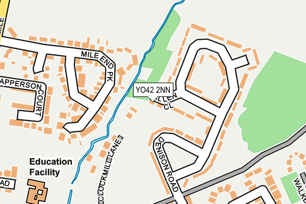 YO42 2NN map - OS OpenMap – Local (Ordnance Survey)