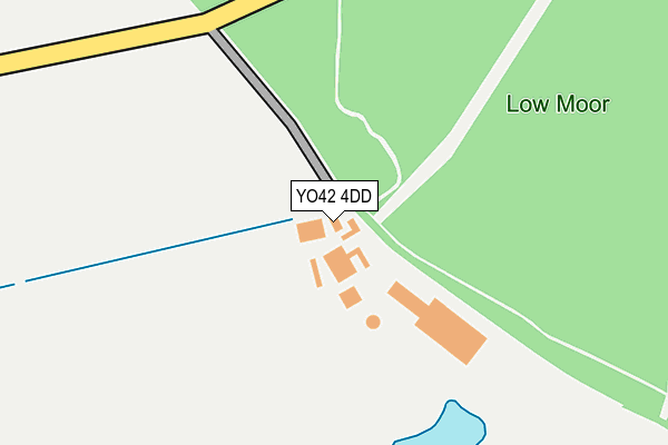 YO42 4DD map - OS OpenMap – Local (Ordnance Survey)