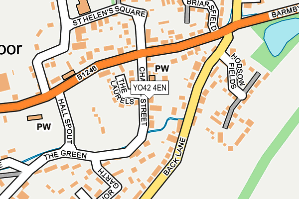 YO42 4EN map - OS OpenMap – Local (Ordnance Survey)