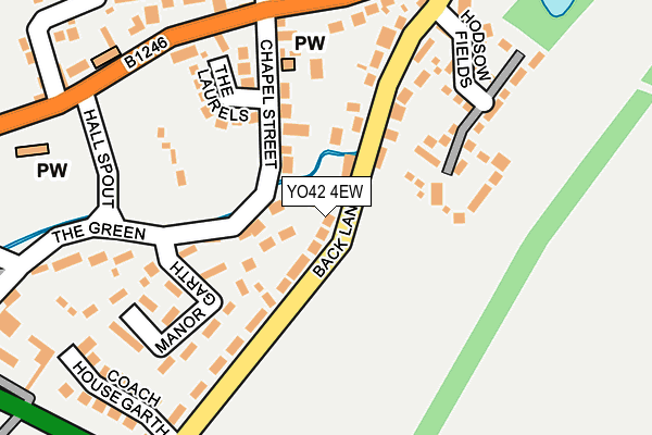 YO42 4EW map - OS OpenMap – Local (Ordnance Survey)