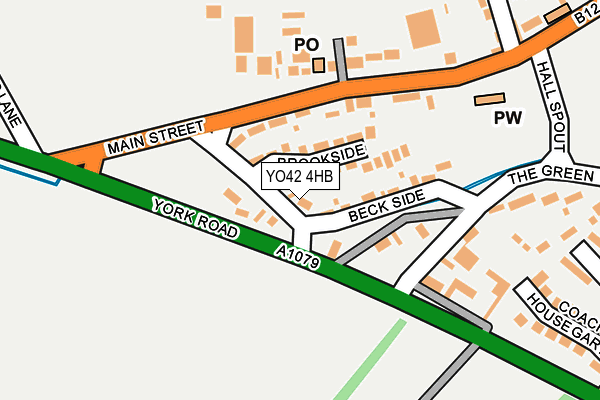 YO42 4HB map - OS OpenMap – Local (Ordnance Survey)