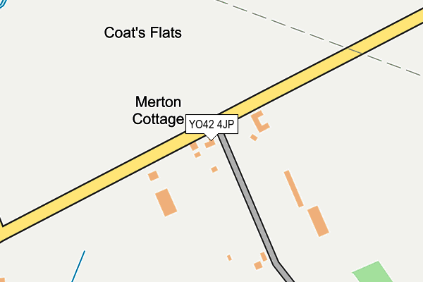 YO42 4JP map - OS OpenMap – Local (Ordnance Survey)