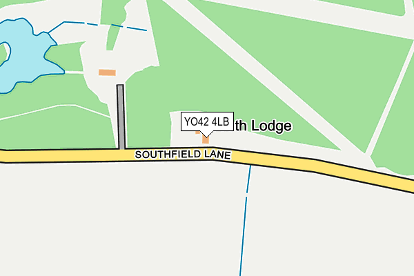 YO42 4LB map - OS OpenMap – Local (Ordnance Survey)