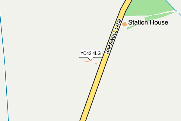 YO42 4LG map - OS OpenMap – Local (Ordnance Survey)
