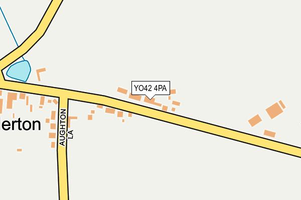 YO42 4PA map - OS OpenMap – Local (Ordnance Survey)