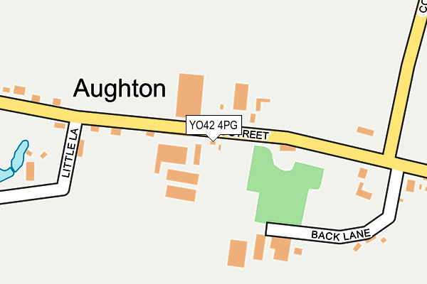 YO42 4PG map - OS OpenMap – Local (Ordnance Survey)