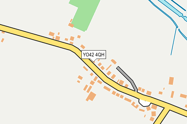 YO42 4QH map - OS OpenMap – Local (Ordnance Survey)