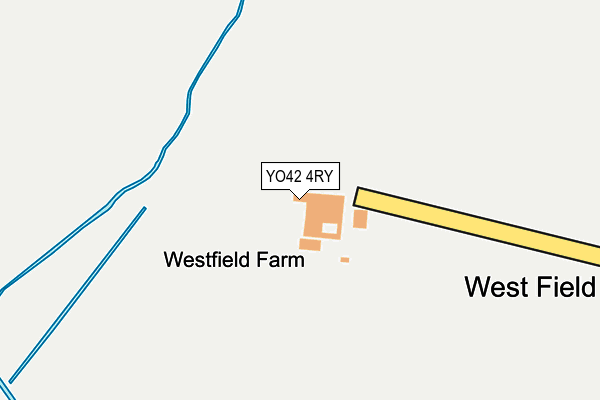 YO42 4RY map - OS OpenMap – Local (Ordnance Survey)
