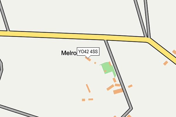 YO42 4SS map - OS OpenMap – Local (Ordnance Survey)