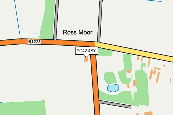 YO42 4SY map - OS OpenMap – Local (Ordnance Survey)