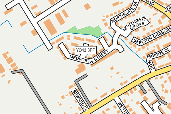 YO43 3FF map - OS OpenMap – Local (Ordnance Survey)