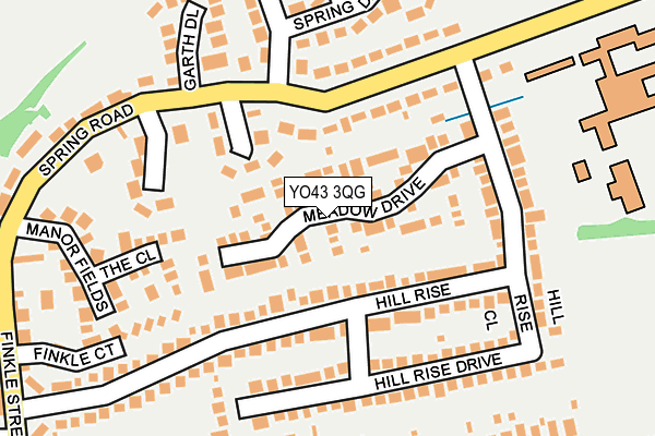 YO43 3QG map - OS OpenMap – Local (Ordnance Survey)