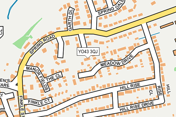YO43 3QJ map - OS OpenMap – Local (Ordnance Survey)